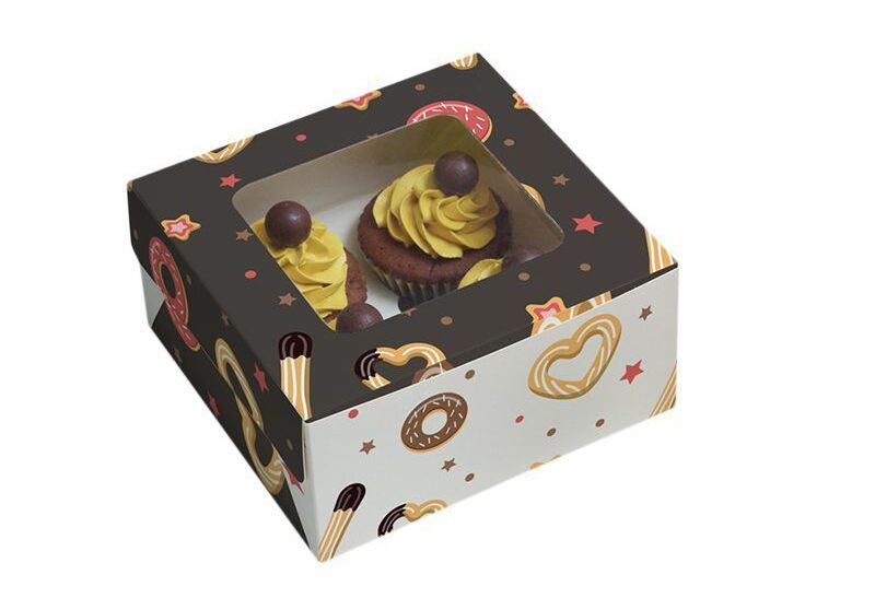 Elegant Presentation: Pastry Boxes with Window for a Delightful Display