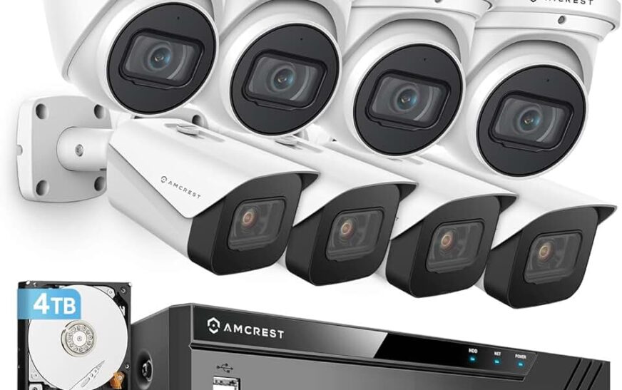 PoE security camera system