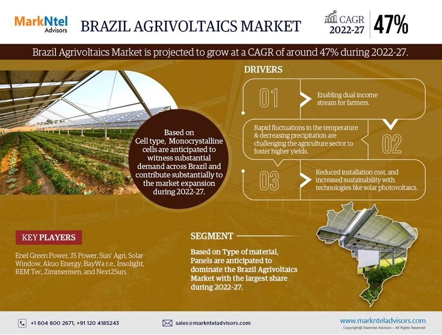 Brazil Agrivoltaics Market Size, Share, Trends, Demand, Growth and Competitive Analysis