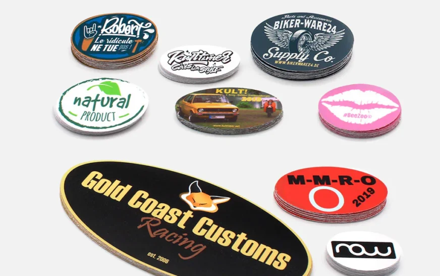 Elegant and Durable Custom Oval Decals