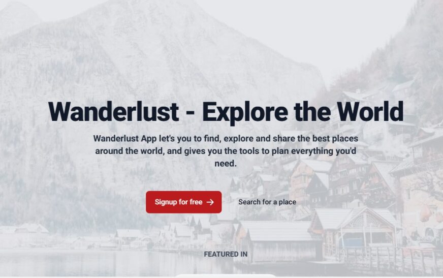 Wanderlust App: Your Ultimate Travel Companion