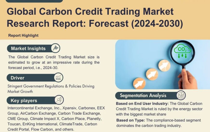 Emerging Trends in Carbon Credit Trading Market: Demand and Forecast 2024-2030