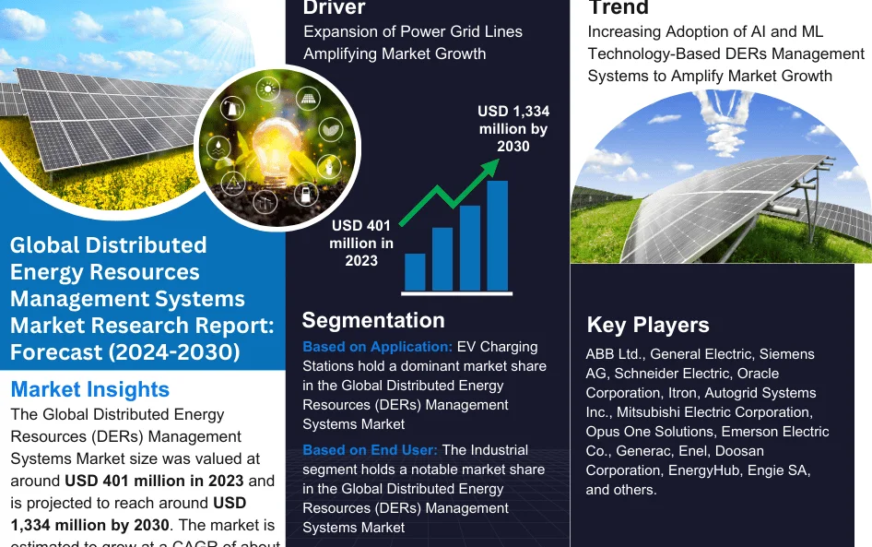 Distributed Energy Resources (DERs) Management Systems Market to Witness 17.03% CAGR Growth Between 2024 and 2030