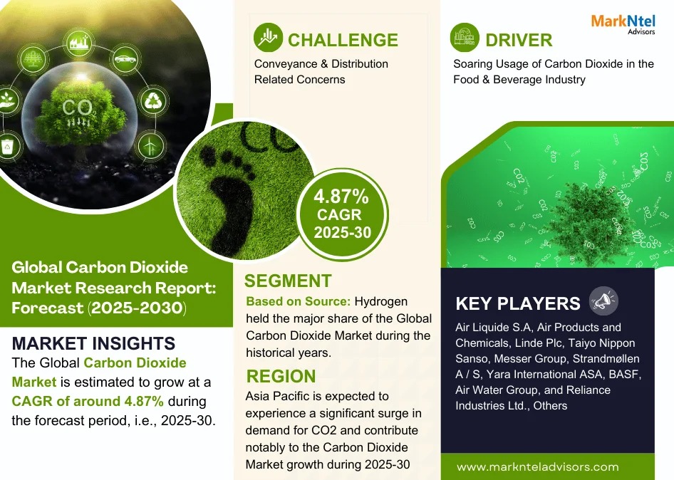 Carbon Dioxide Market Size, Share, Trends, Demand, Growth and Competitive Analysis 2030