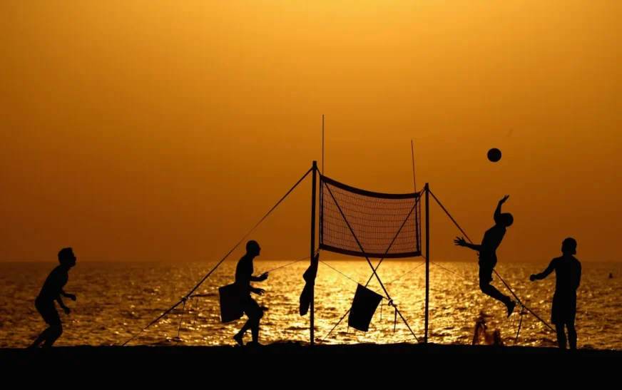 beach volleyball dubai