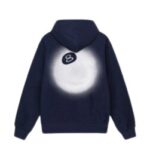 STUSSY 8 BALL FADE BLUE HOODIE