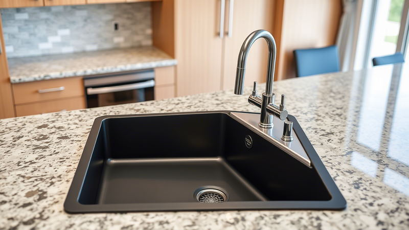 black kitchen sinks