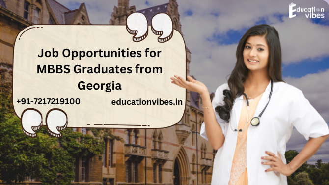 Job Opportunities for MBBS Graduates from Georgia