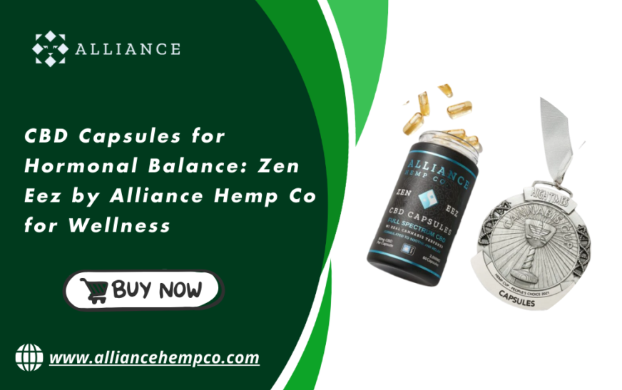 CBD Capsules for Hormonal Balance: Zen Eez by Alliance Hemp Co for Wellness