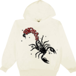 Sp5der x Mariah The Scientist Scorpion Hoodie Cream